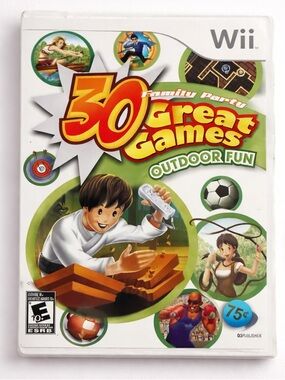 Family Party: 30 Great Games Outdoor Fun – Wii (Complete w/ Case & Disc)